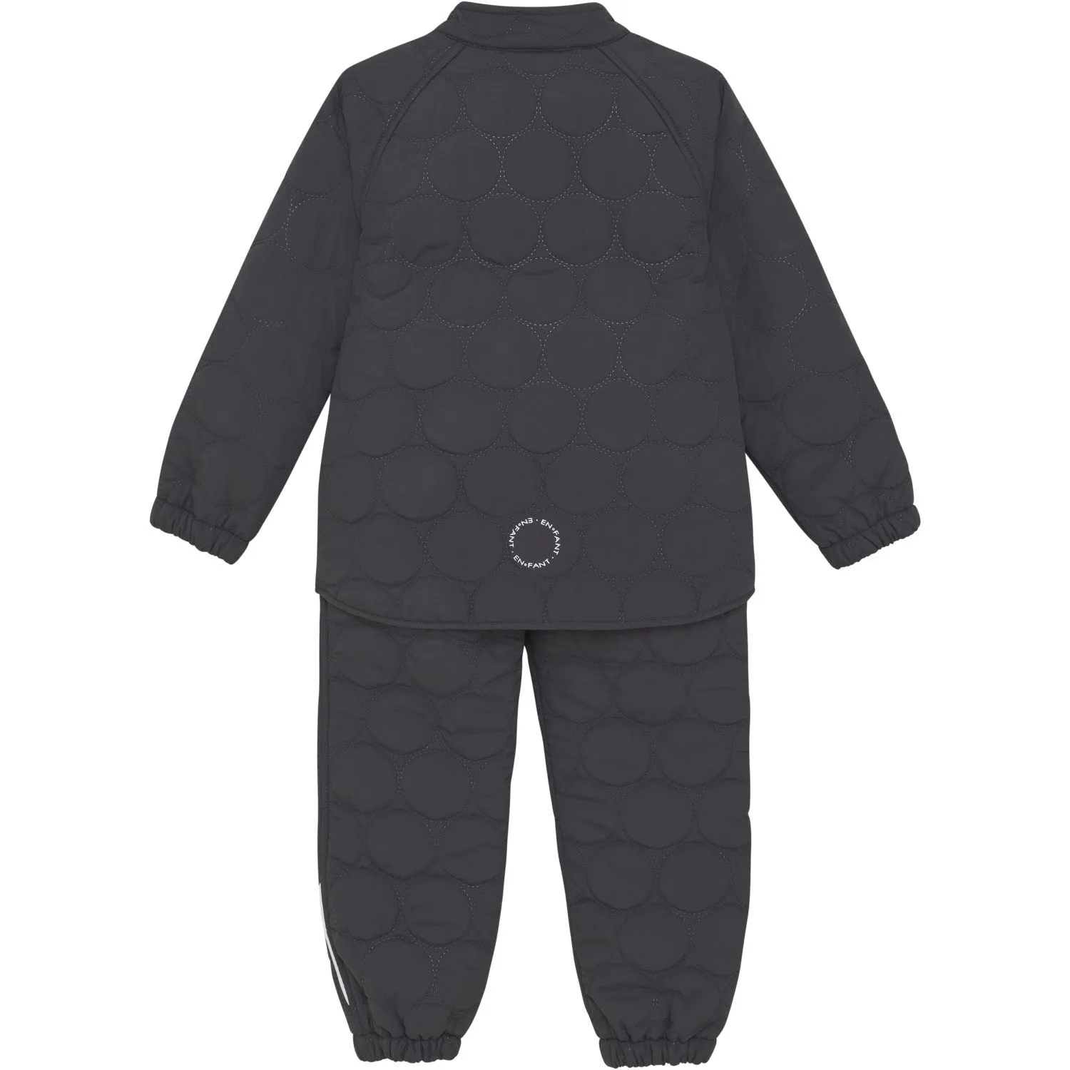 En Fant Ebony Thermal Set Soft, Solid Point-Collar Feminine shirt for outings