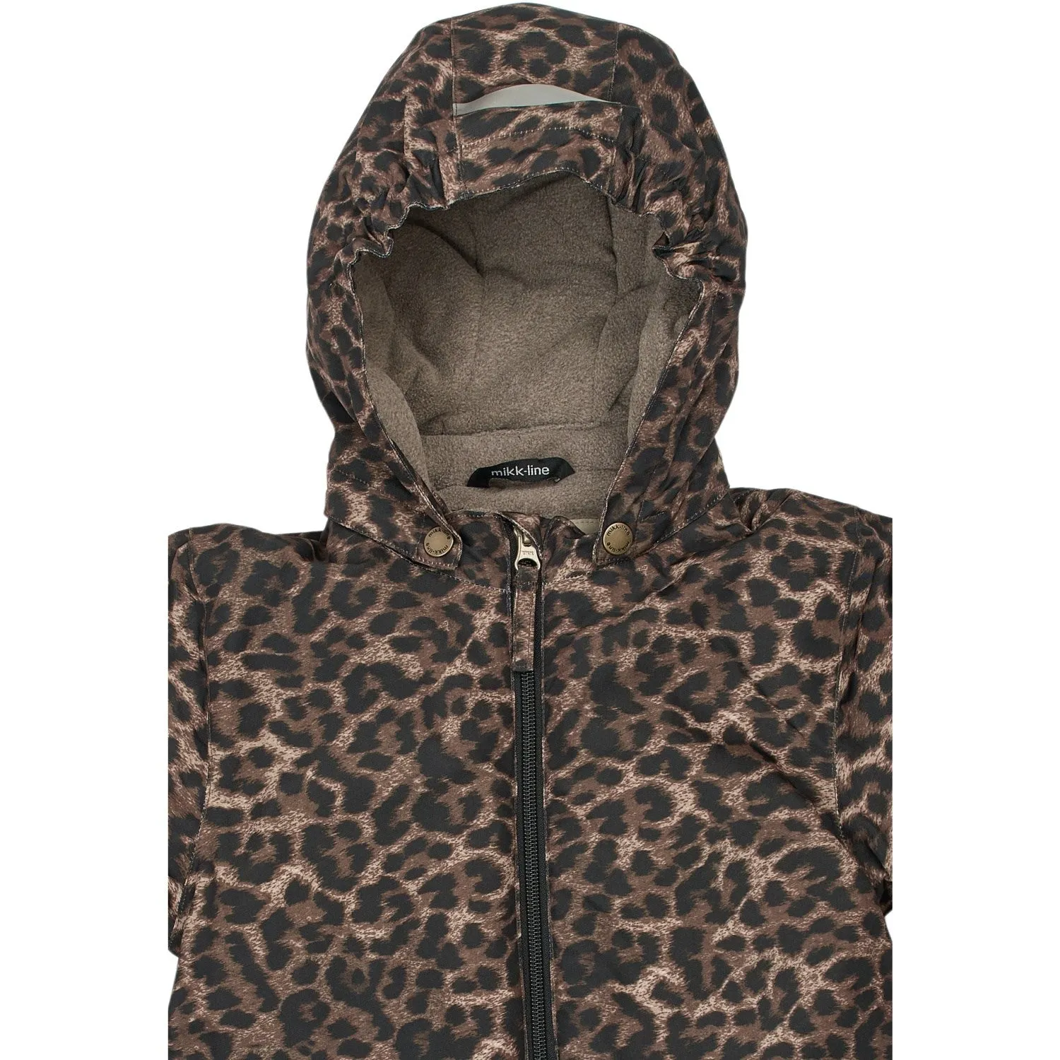 Mikk-Line Leo Snow Suit AOP Cozy button-front blouse