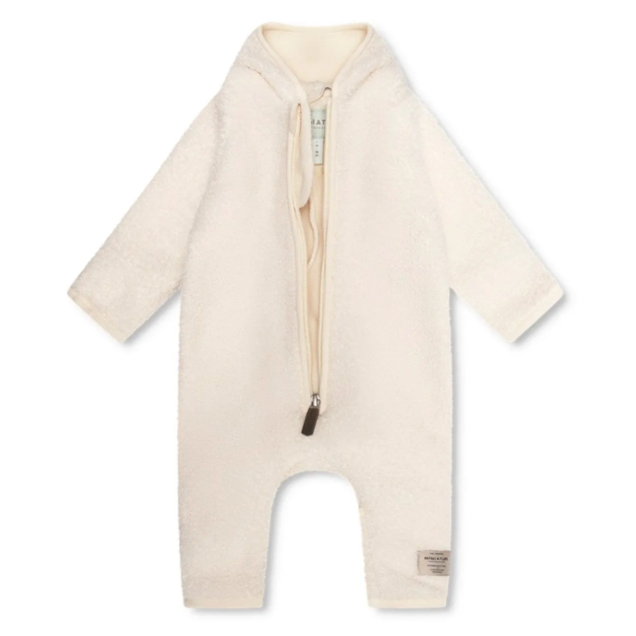 Mini A ture Angora Cream Adel Teddy Fleece Full suit Short Getaway