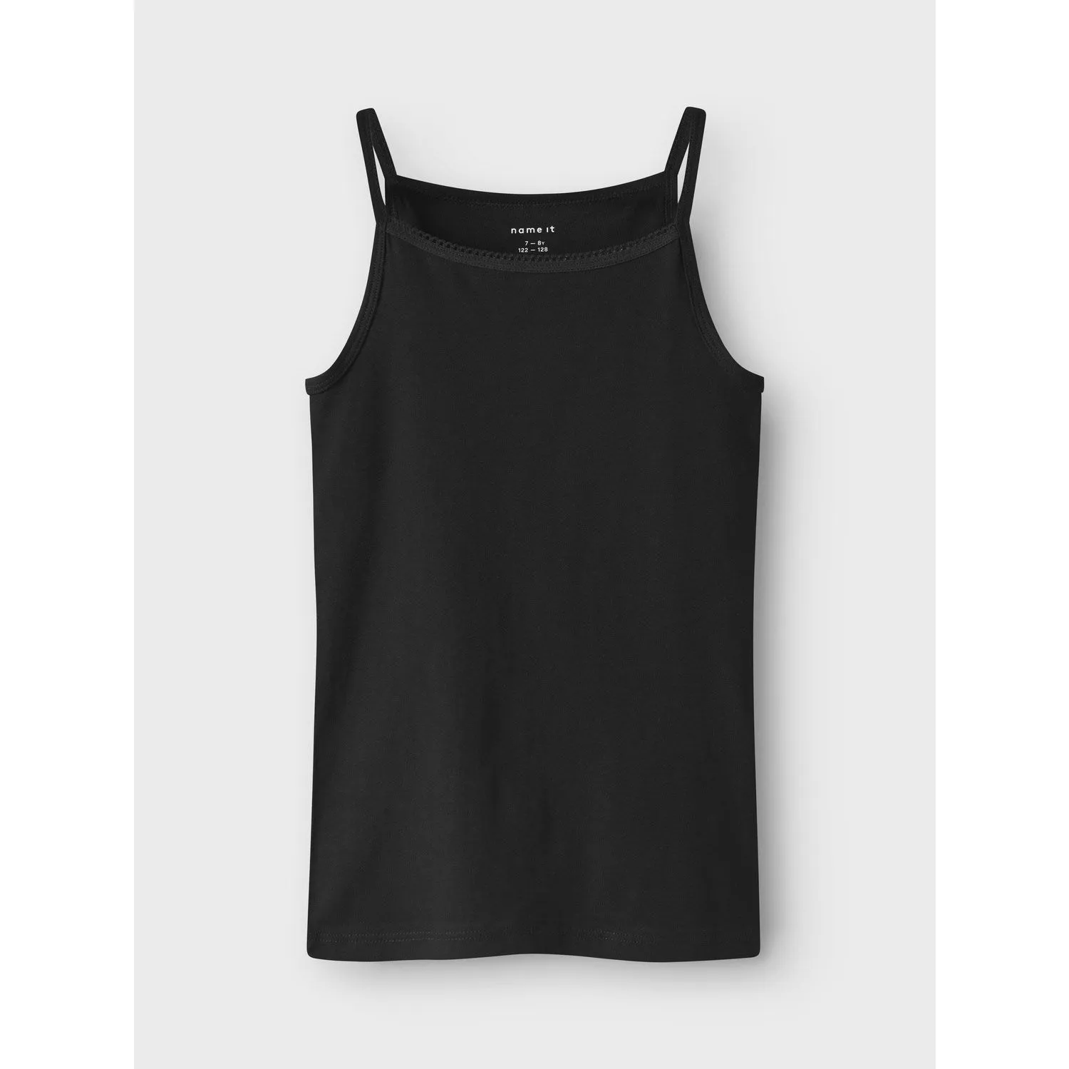 Name It Black Strap Top 4-Pack Black White Solid Noos Bright sports gear