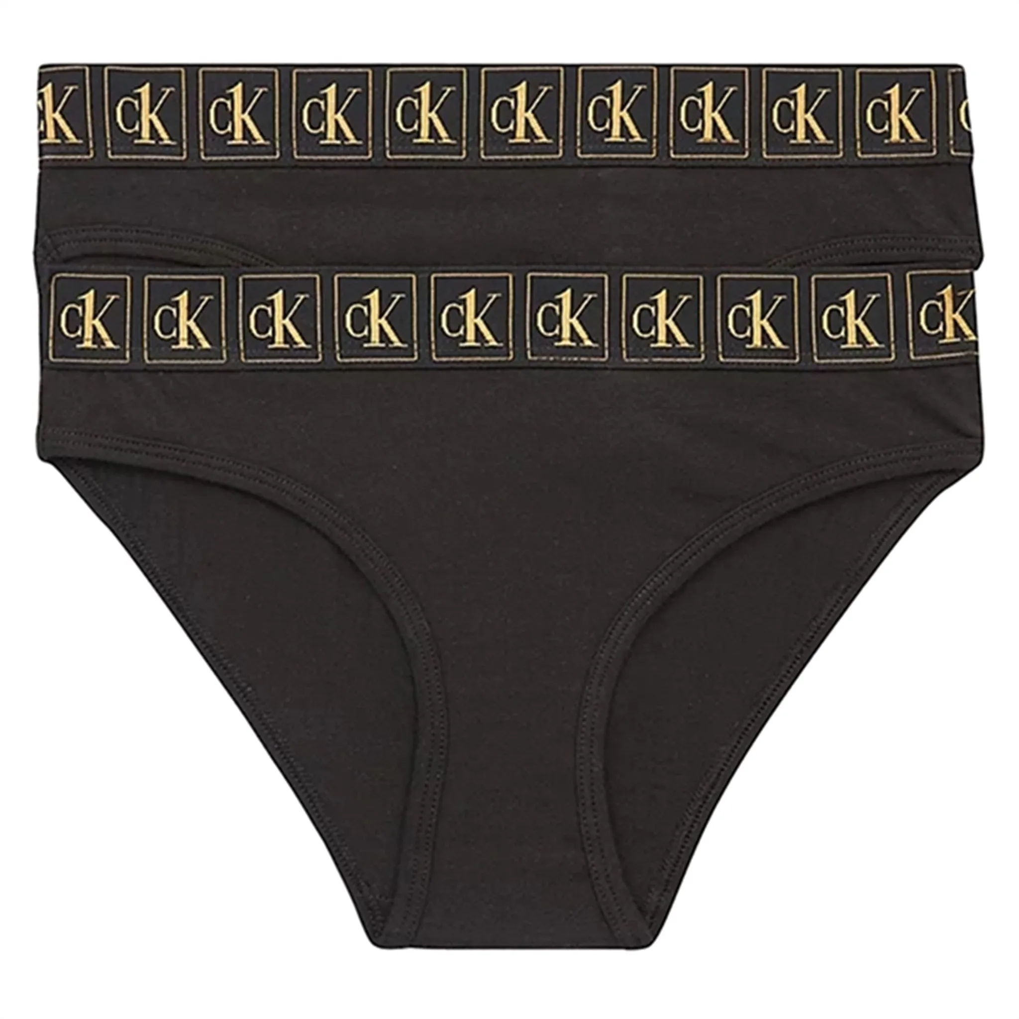 Stay Dry Gentle Support Calvin Klein Panties 2-Pack Black