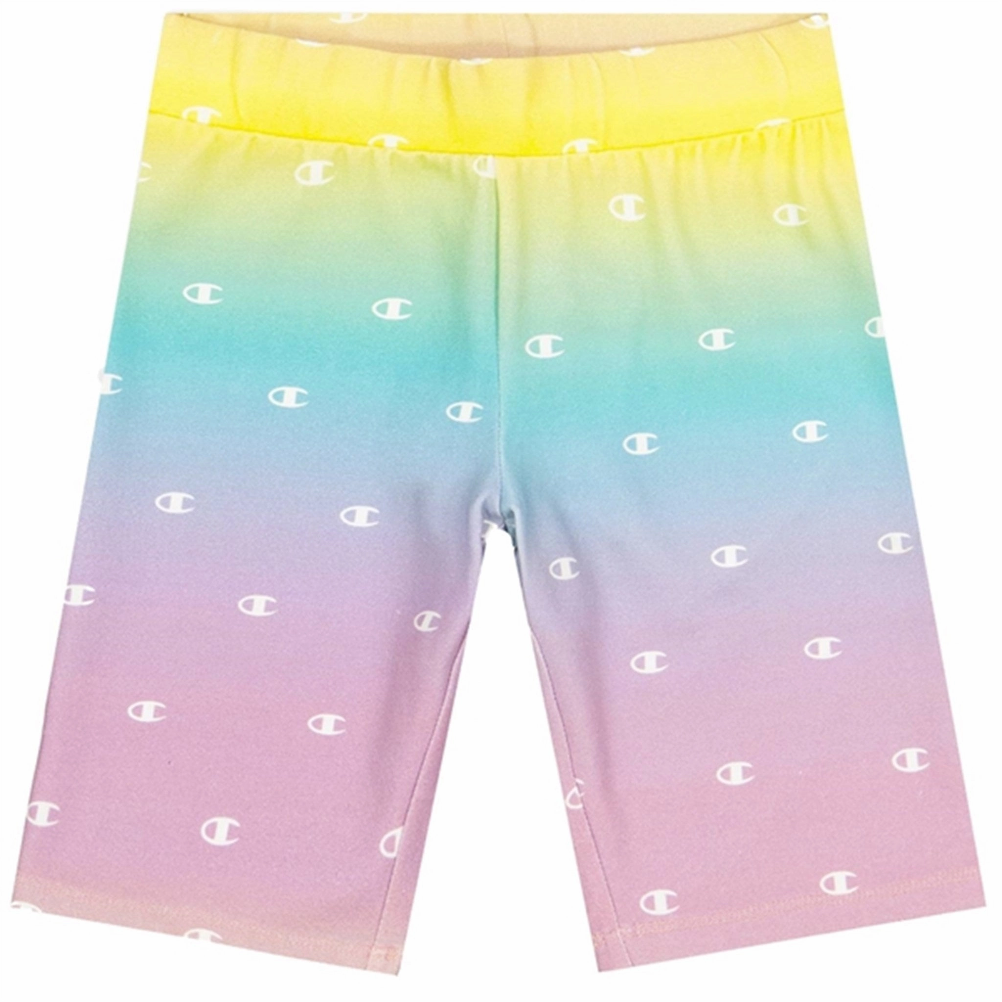 Champion White/Allover Bike Trunk Shorts Wrinkle Resistant Finish