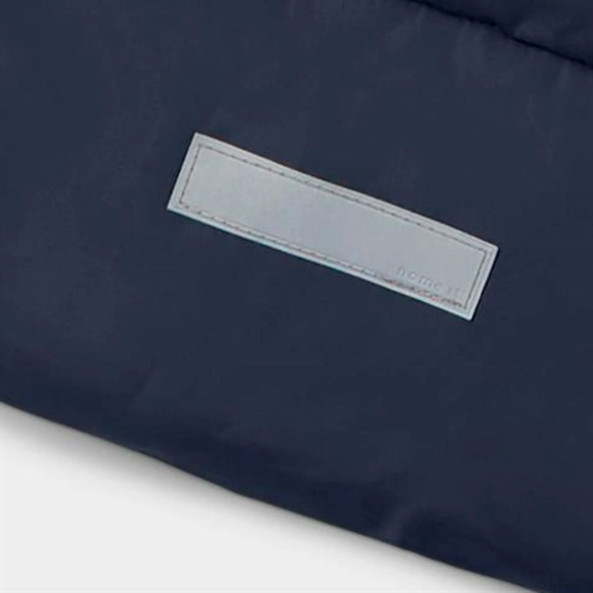 Name it Dark Sapphire Music Puffer Jacket Slit-Back Straight-Hem