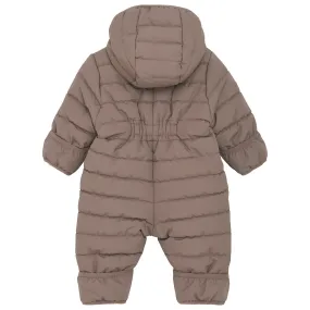FIXONI Deep Taupe Snowsuit w. Lining Flowy office blouse