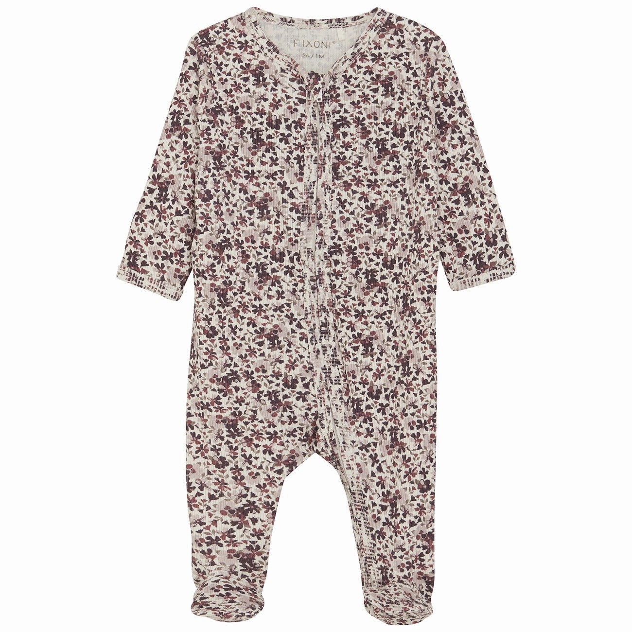 FIXONI Huckleberry Nightsuit Ls W. Feet Rib Outdoor Club