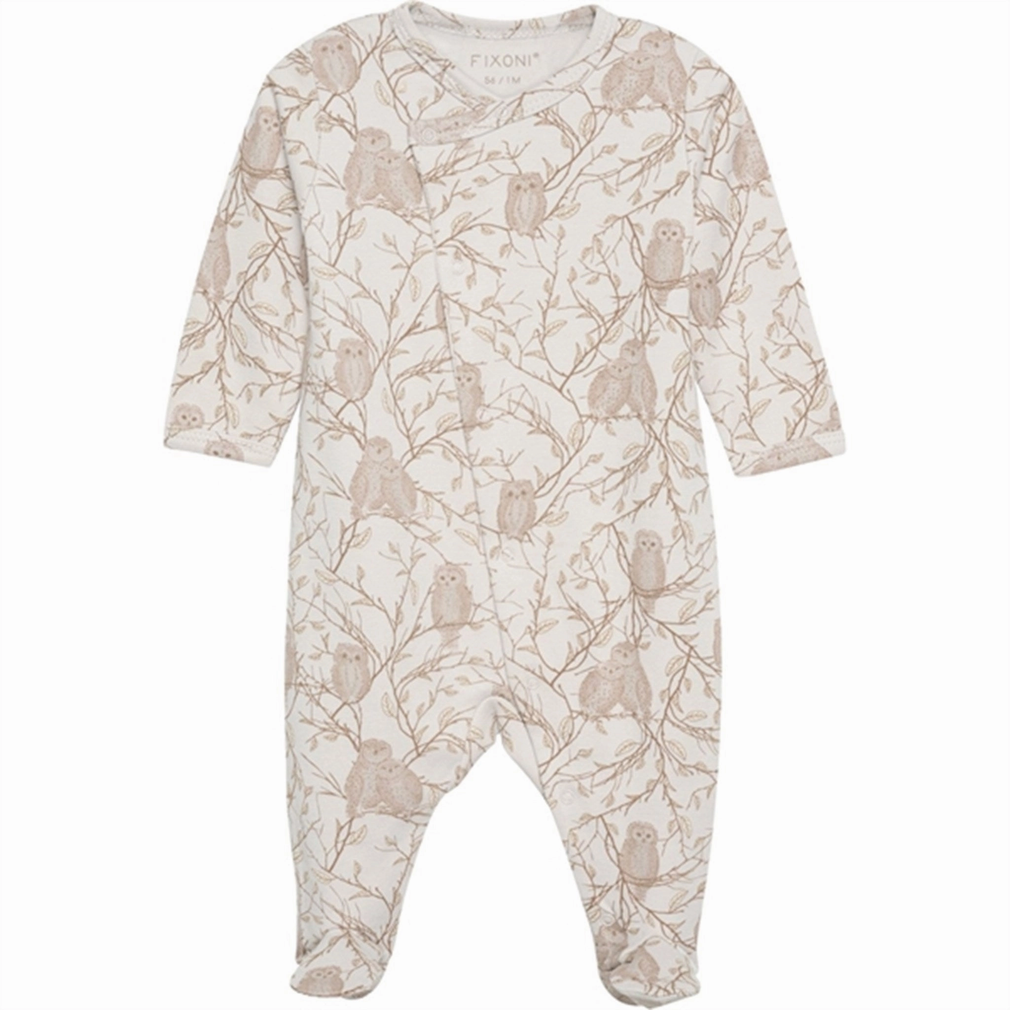 FIXONI Mushroom Nightsuit w. Feet Lightweight Clean