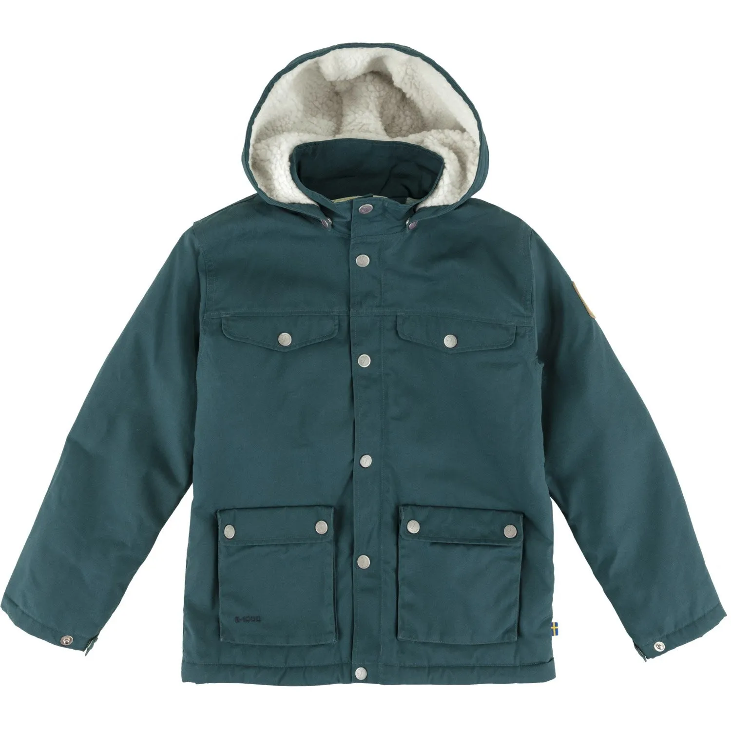 Fj?llr?ven Mountain Blue Kids Greenland Winter Jacket Urban Detail Insulated Lining