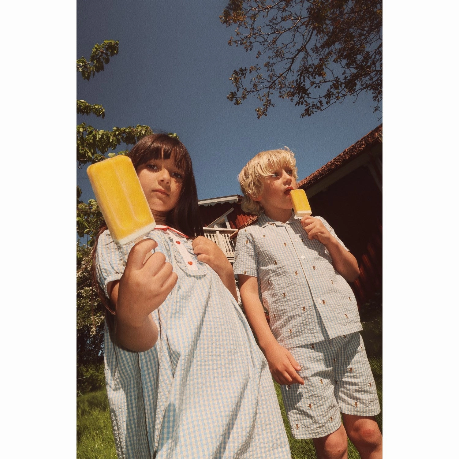 Fl?ss Bee Gingham Oliver Shorts High Durability Blend