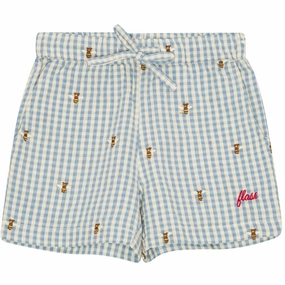 Fl?ss Bee Gingham Oliver Shorts khaki shorts meditation wear