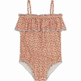 Fl?ss Lucy Swimsuit Raspberry Blush Sunny Swimwear Sublimation Print Ready