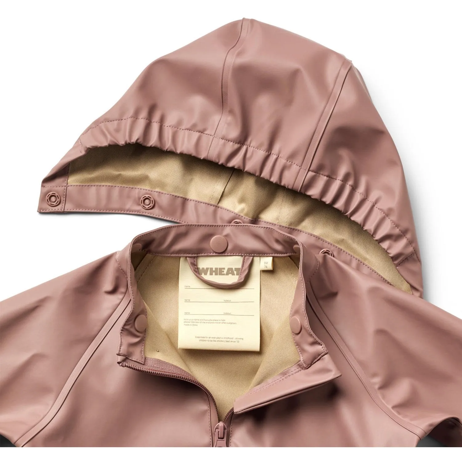 Wheat Dusty Lilac Rainsuit Mika All Season Comfort