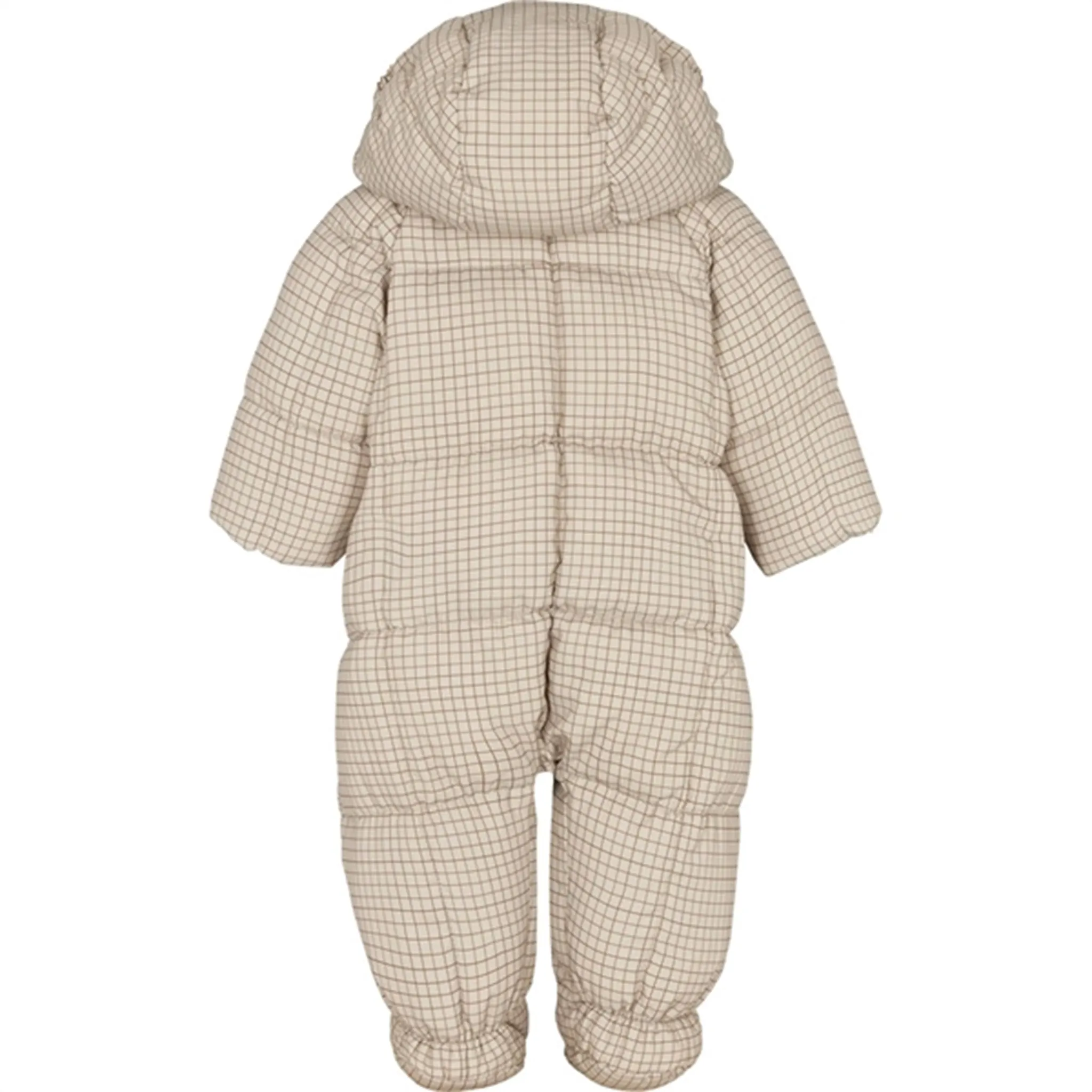 MarMar Obert Puffer Outdoor Suit Wood Check Clasp-Closure Geometric-pattern