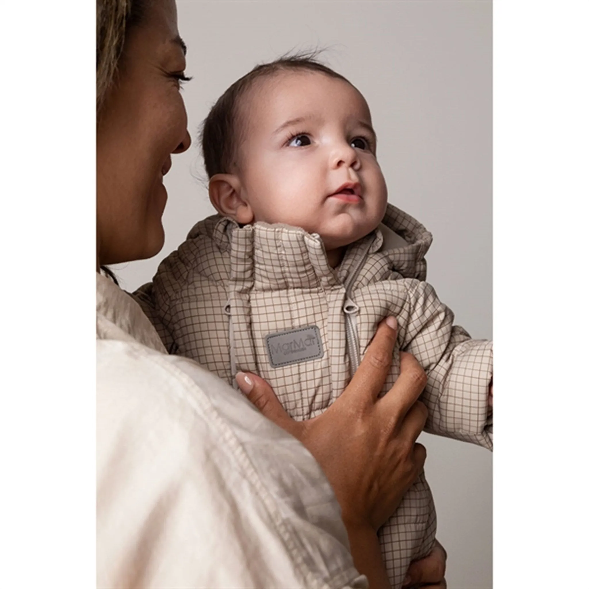 Adjustable-Length Travel-Style MarMar Obert Puffer Outdoor Suit Wood Check