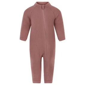 Must-have Keyhole-Back Mikk-Line Wool Baby Suit Burlwood