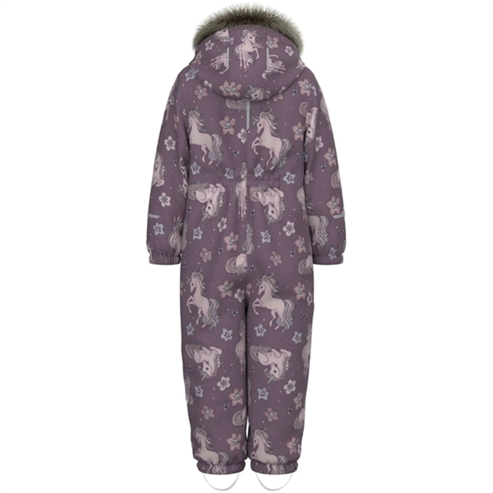 Name it Arctic Dusk Snow Suit Dancing Unicorn Printed-Lining Summer-Season