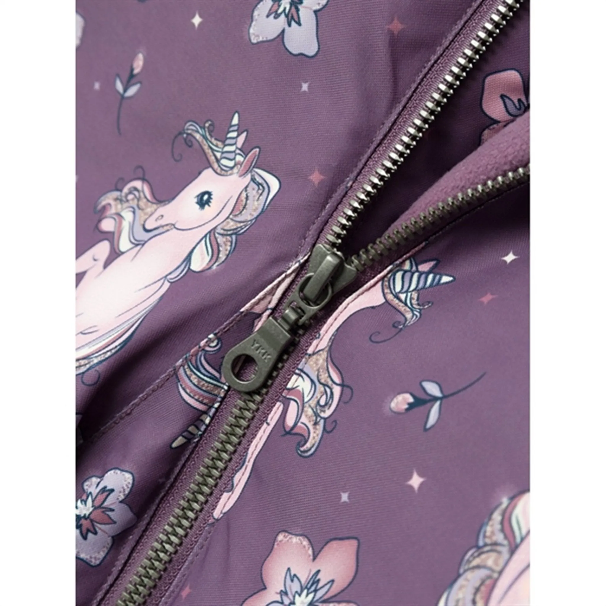 Odor-Control Cut-Out-Detail Name it Arctic Dusk Snow Suit Dancing Unicorn