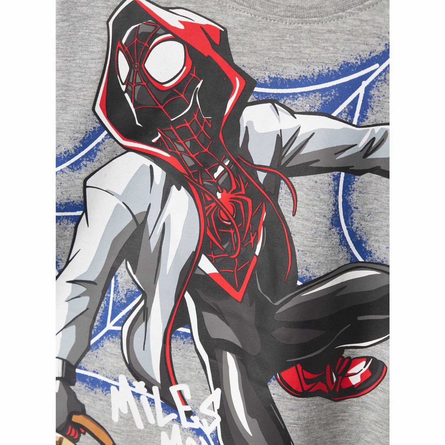Name It Grey Melange Nos Spiderman Nightset Seasonal Fit Soft Touch Base