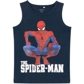 Name it Dark Sapphire Nihil Spiderman Tank Top Pressure Distributing Pads made in Asia