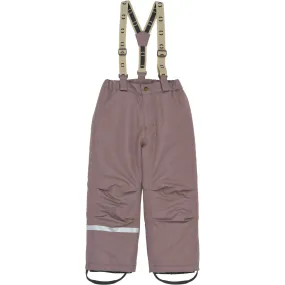Mikk-Line Sparrow Uni Snow Pant Solid TaperedLeg Timeless Style