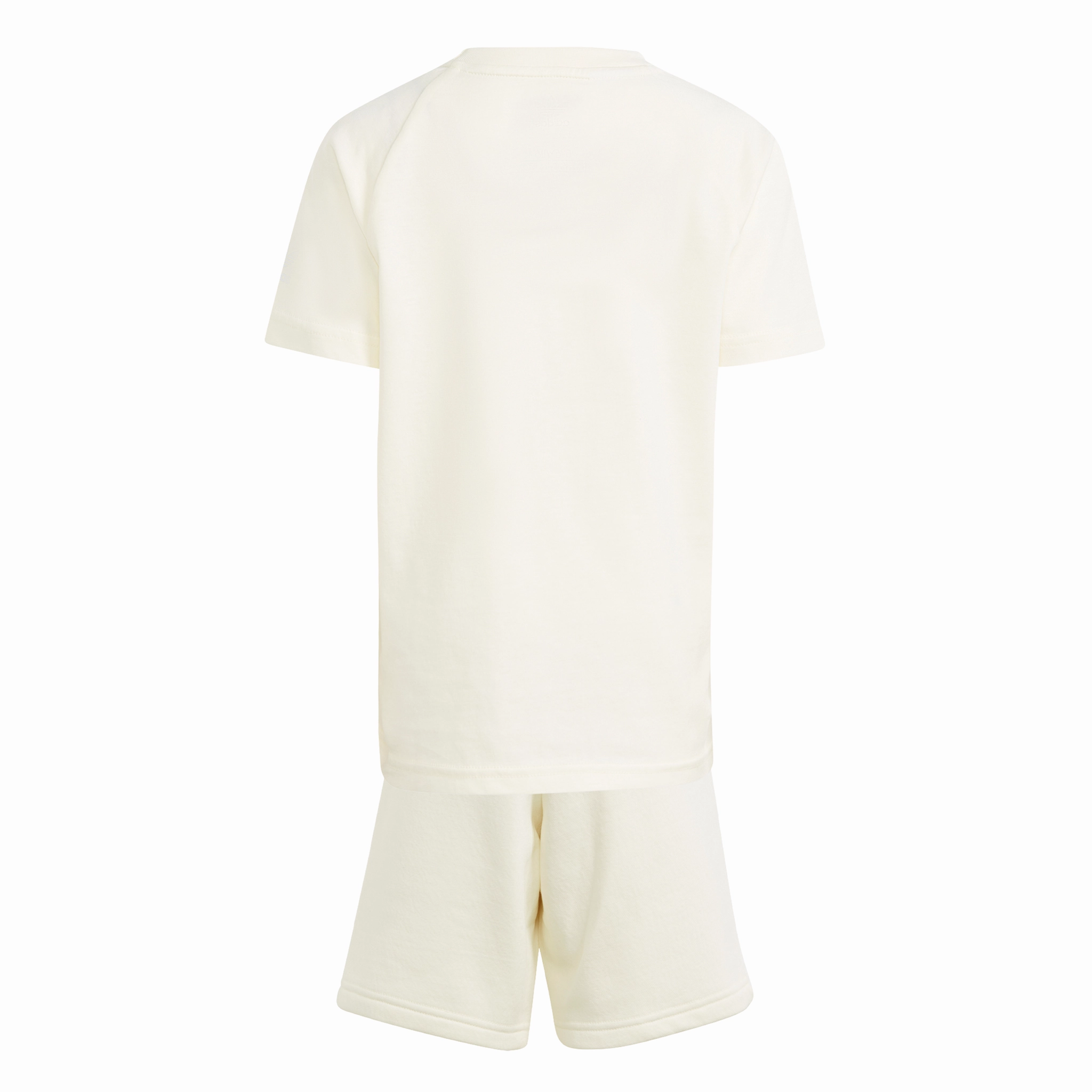 housewarming gift adidas Originals Ivory/Night Indigo/Red Shorts Tee Set