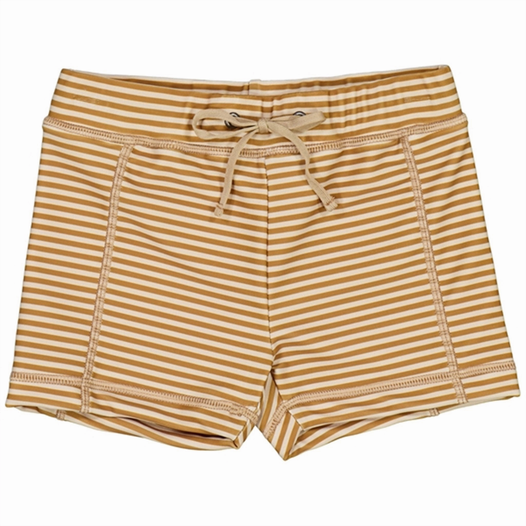 Wheat Golden Green Stripe Ulrik Swim Pants UV-protection