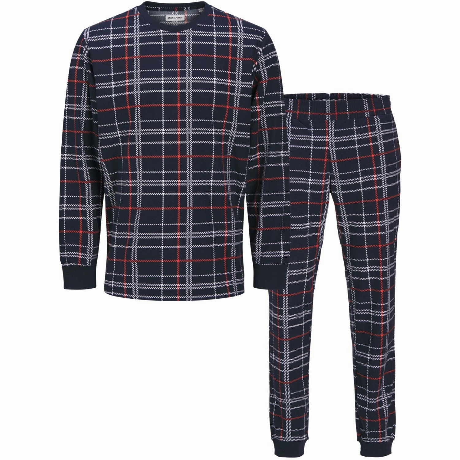 Jack & Jones Junior Navy Blazer Printed Lounge Set Comfy Draping Warm Base