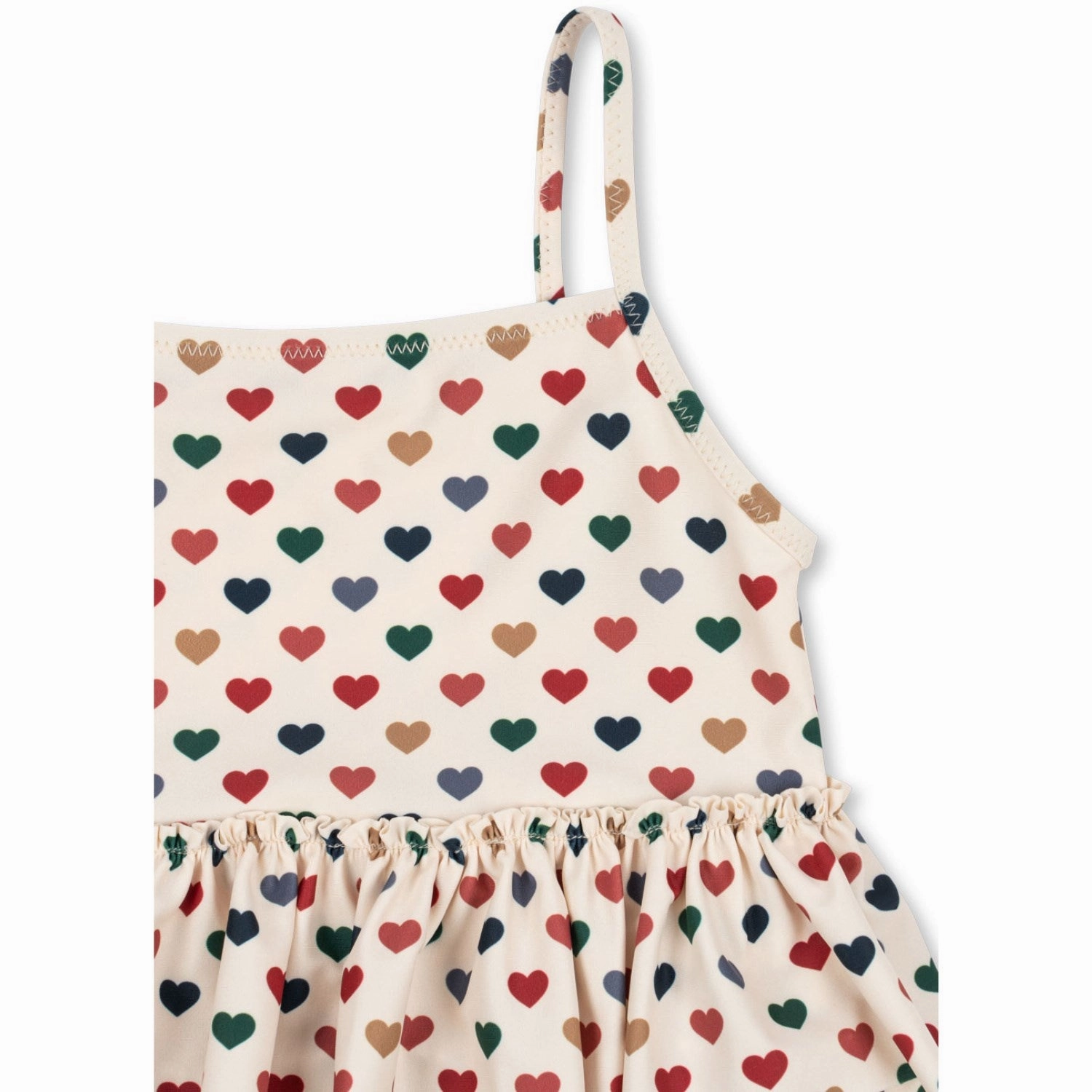 Konges Sl?jd Coeur Color?? Manuca Frill Swimsuit Grs Sunny Day