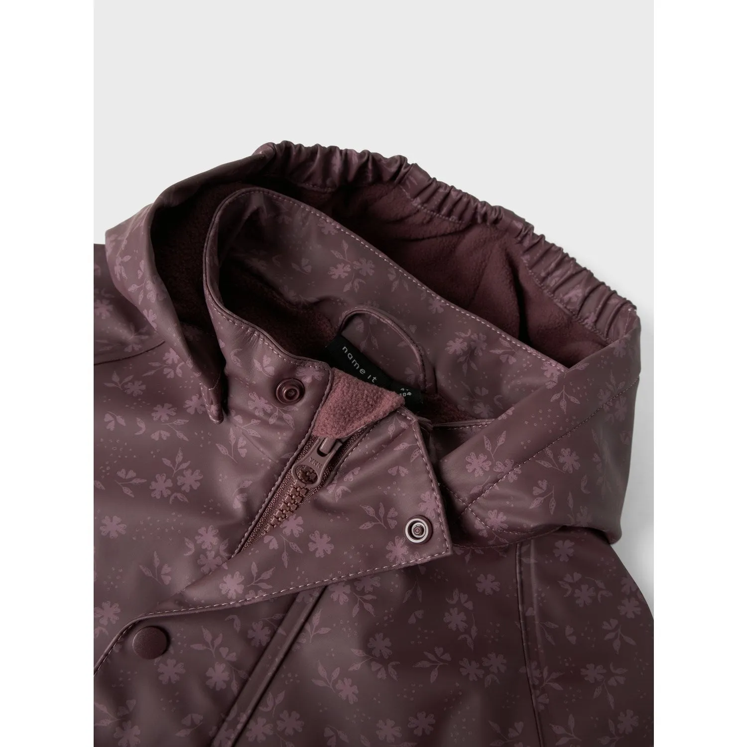 Thermal Lining Name It Huckleberry Dry10 Rain Suit With Fleece