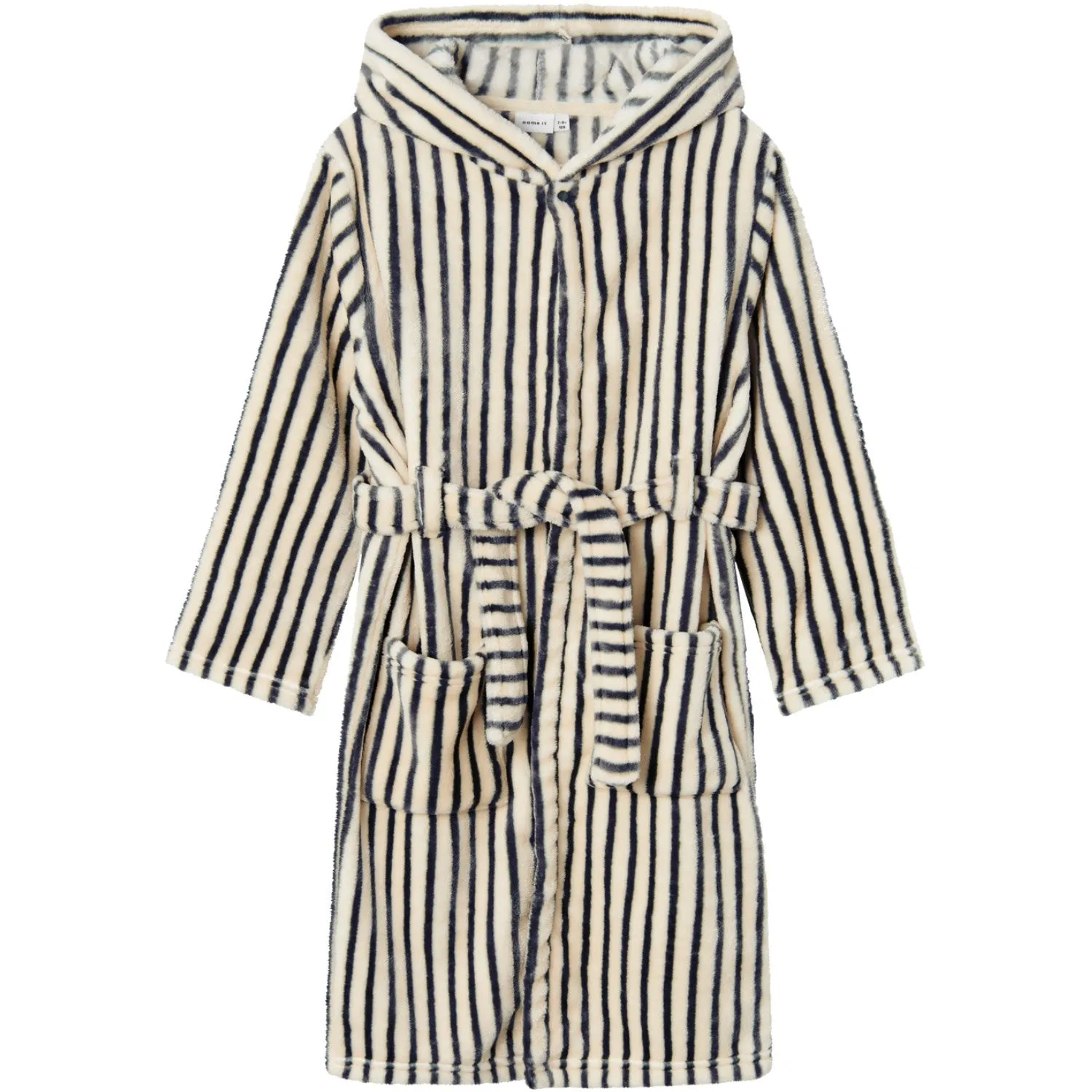 Name It Dark Sapphire Racer Morning Robe Stay In Brushed Inner Layer