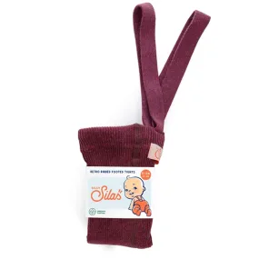 Silly Silas Footed Tights Fig Running-equipment