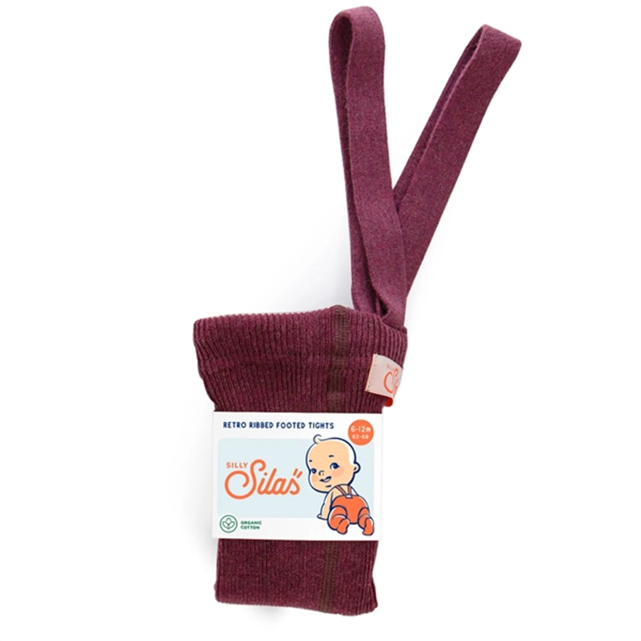 Silly Silas Footed Tights Fig Running-equipment