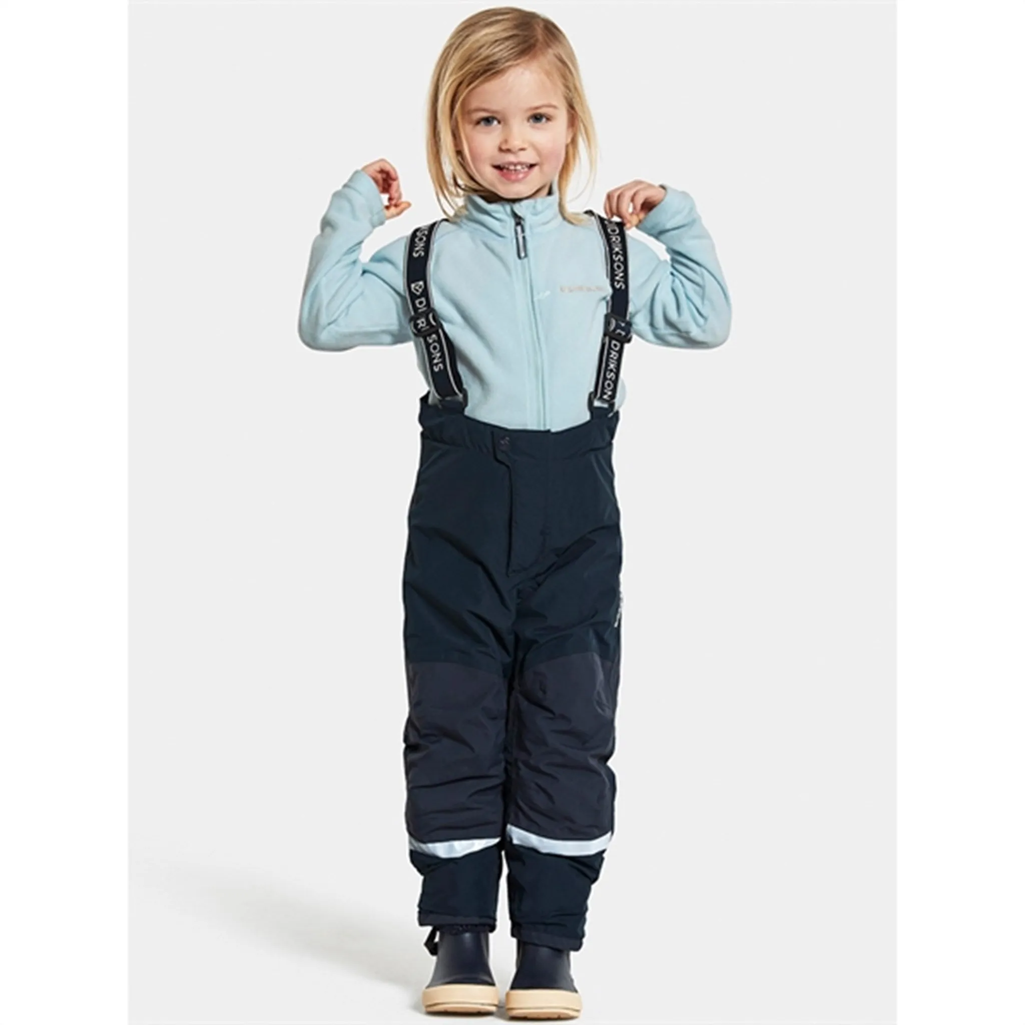 Didriksons Idre Navy Ski Pants Customizable length Flexible Gusset