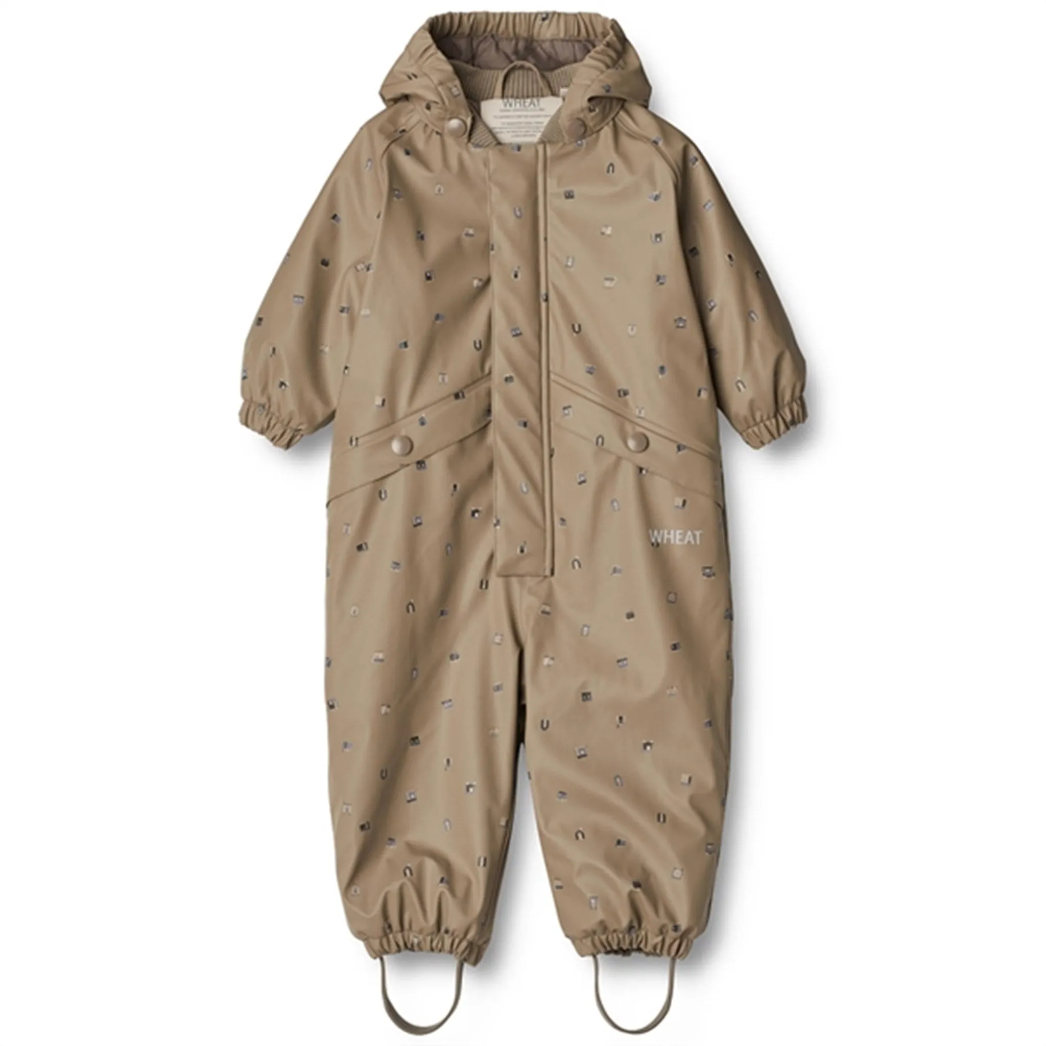 Reinforced Knees Thermal Lined Wheat Rain Suit Aiko Thermo Dry Grey Houses