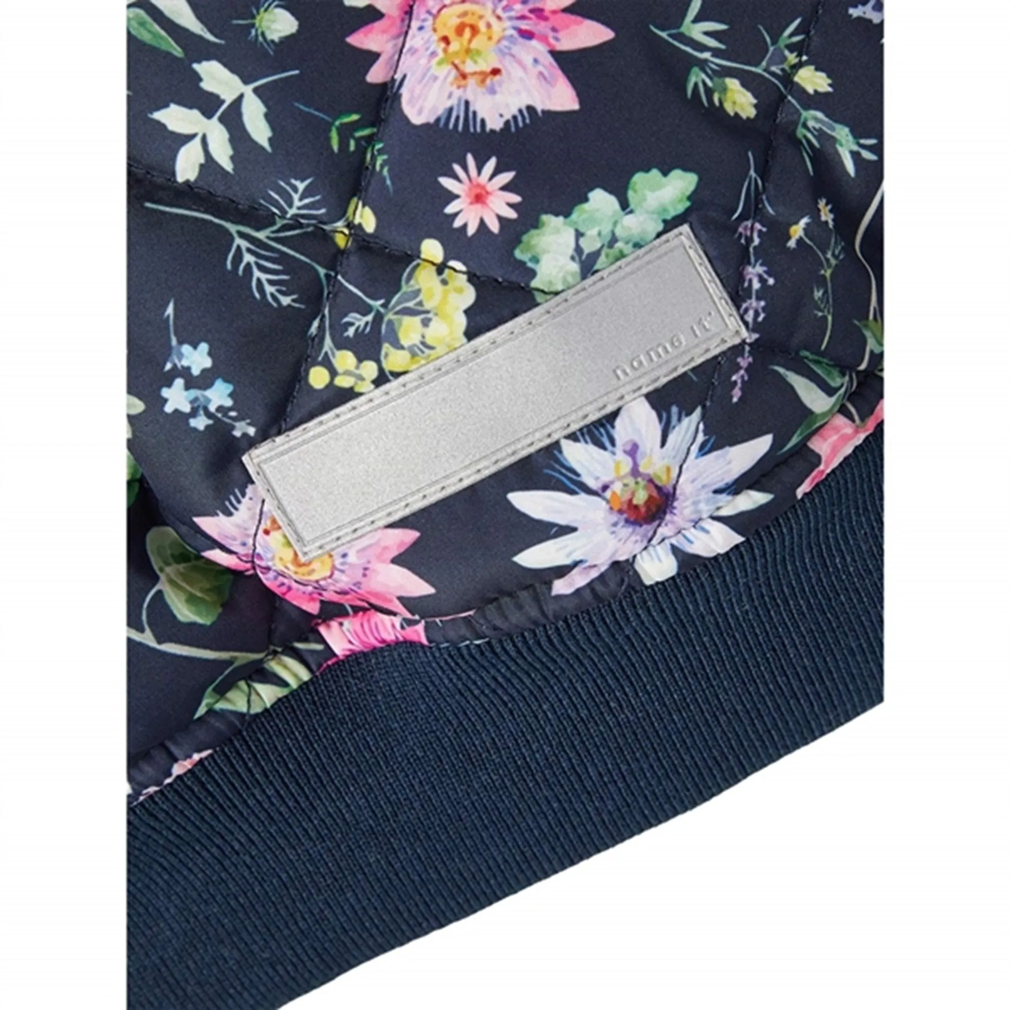 Involve Overcome Name it Dark Sapphire Masja Quilted Bomber Jacket