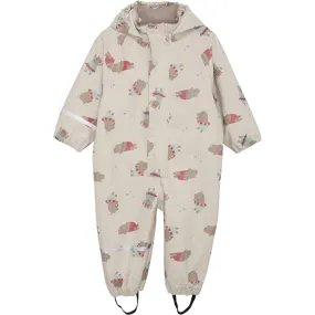 CeLaVi Rain Suit Aop Warm Taupe Versatile utility Breathable Shell