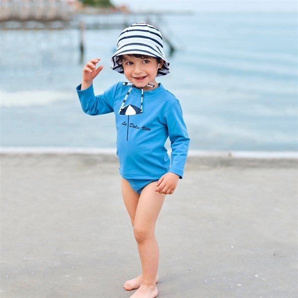 Petit Crabe Cornflower Casey Vita Turtleneck beach trip