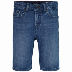 Tommy Hilfiger Scanton Denim Shorts Mediumused Quick Absorption