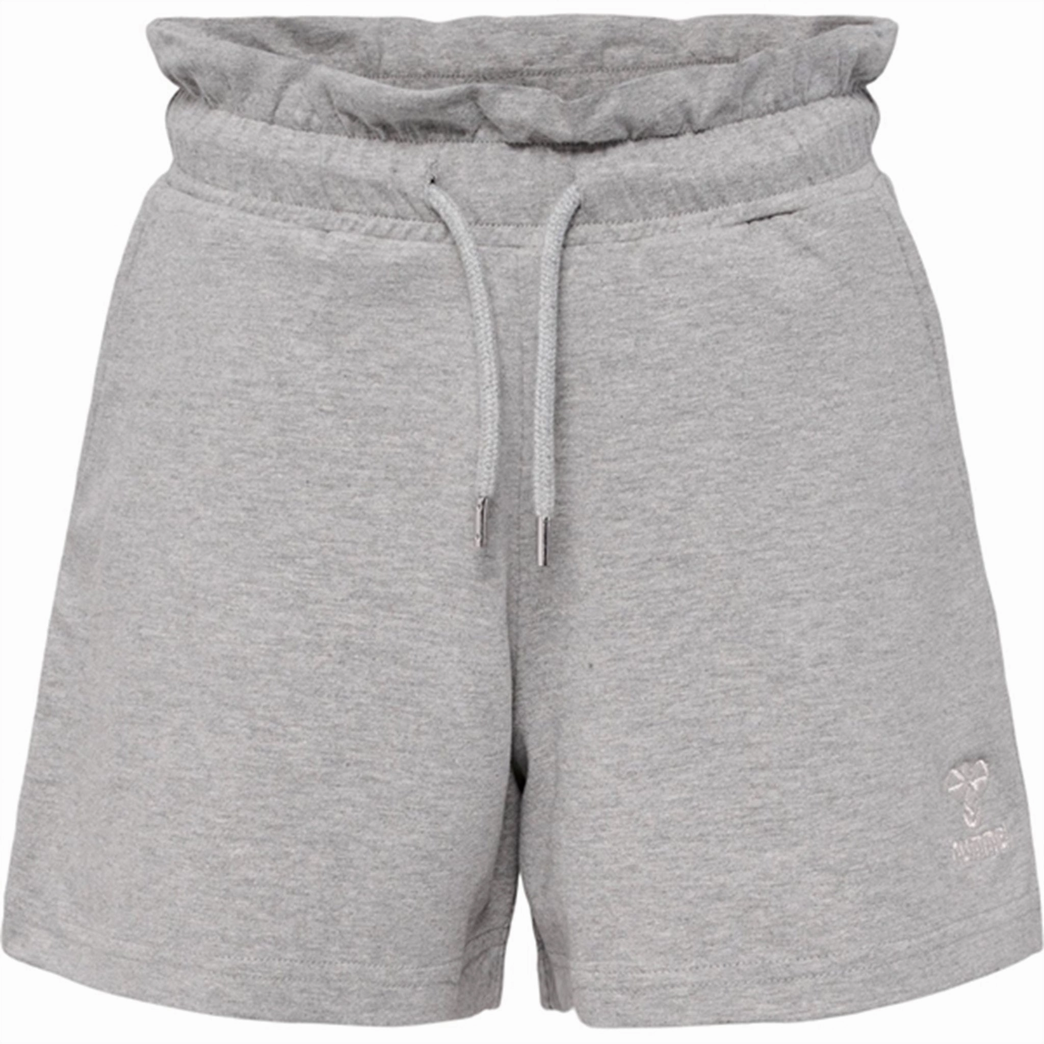 Hummel Grey Melange Jasmin Shorts beauty industry Tapered leg