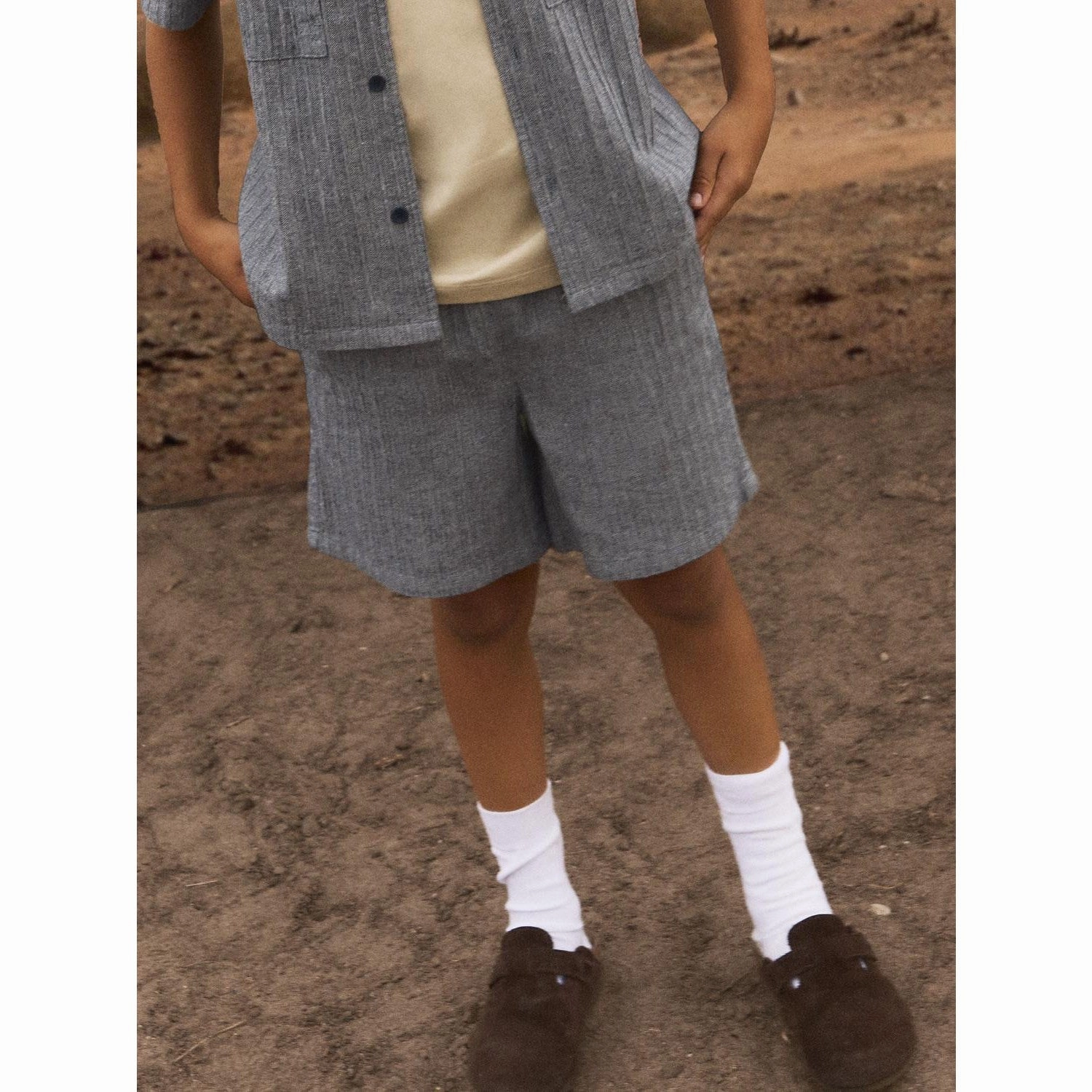 Name It Navy Blazer Hekarl Regular Shorts Non Restrictive Movement