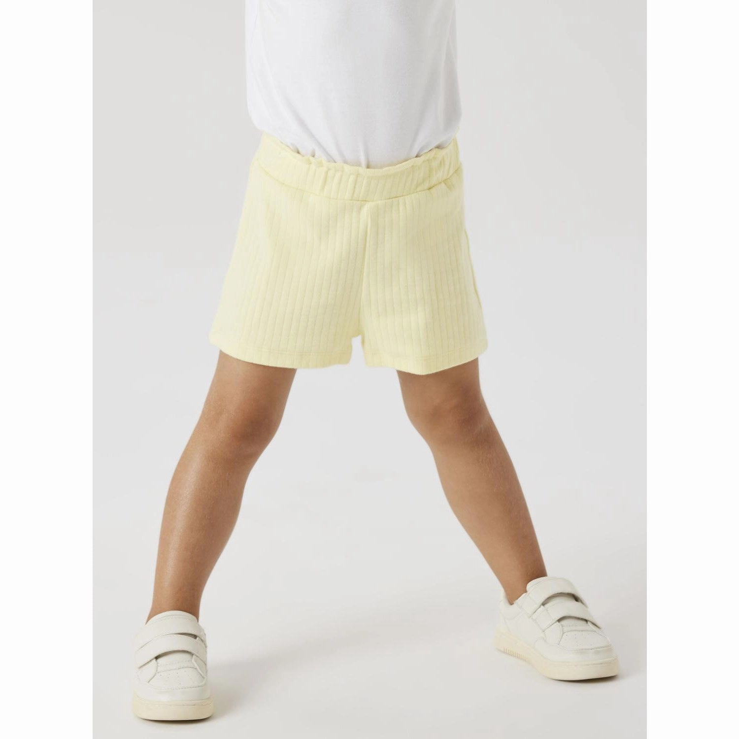 Stretch Comfort Athletic Cut Name It Pastel Yellow Surajali Shorts Noos