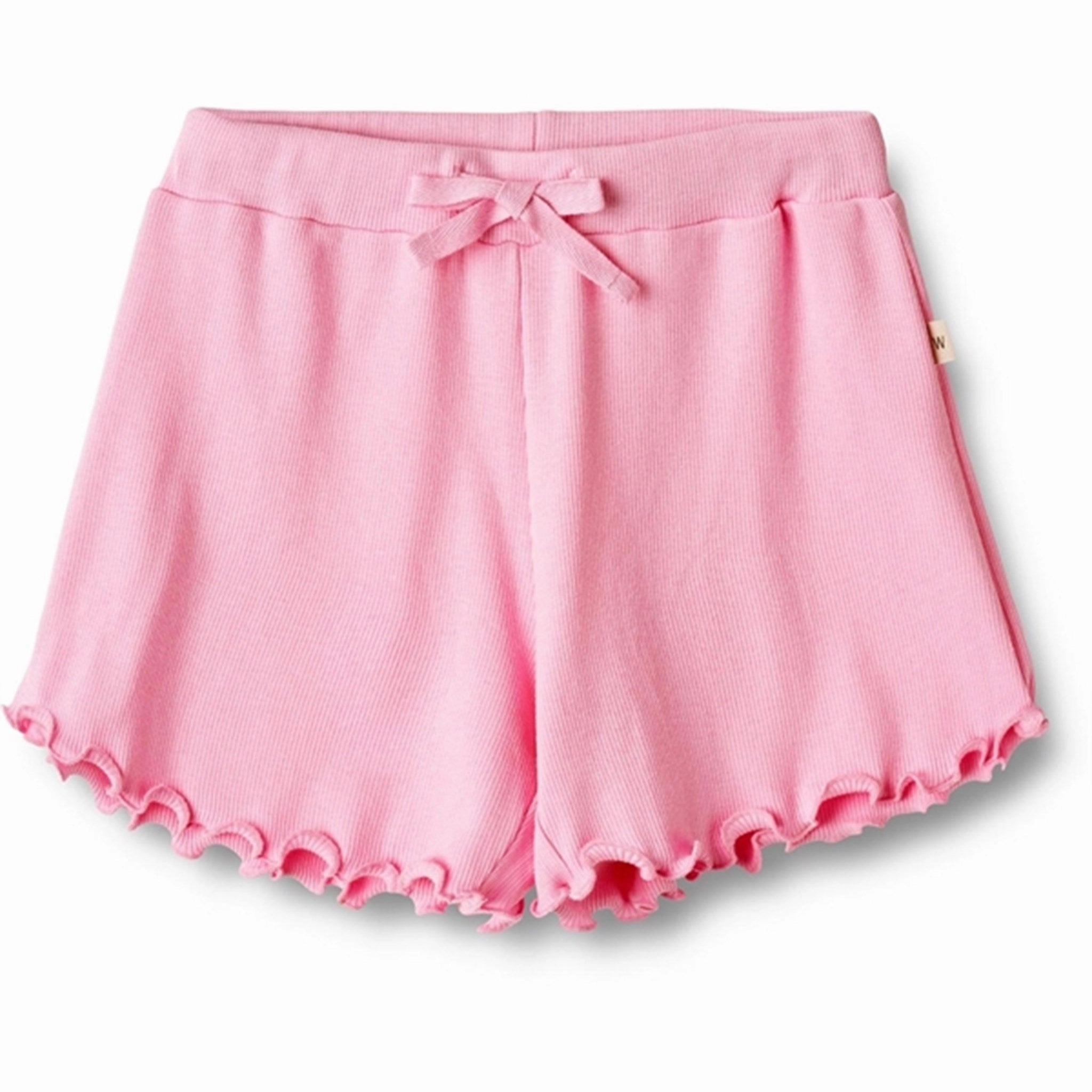 Modern Cut Wheat Pink Rib Shorts Gertrud