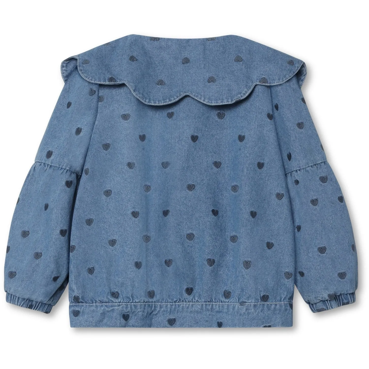 weekend hip length Fliink Light Denim Blue Donna Denim Bomber Jacket