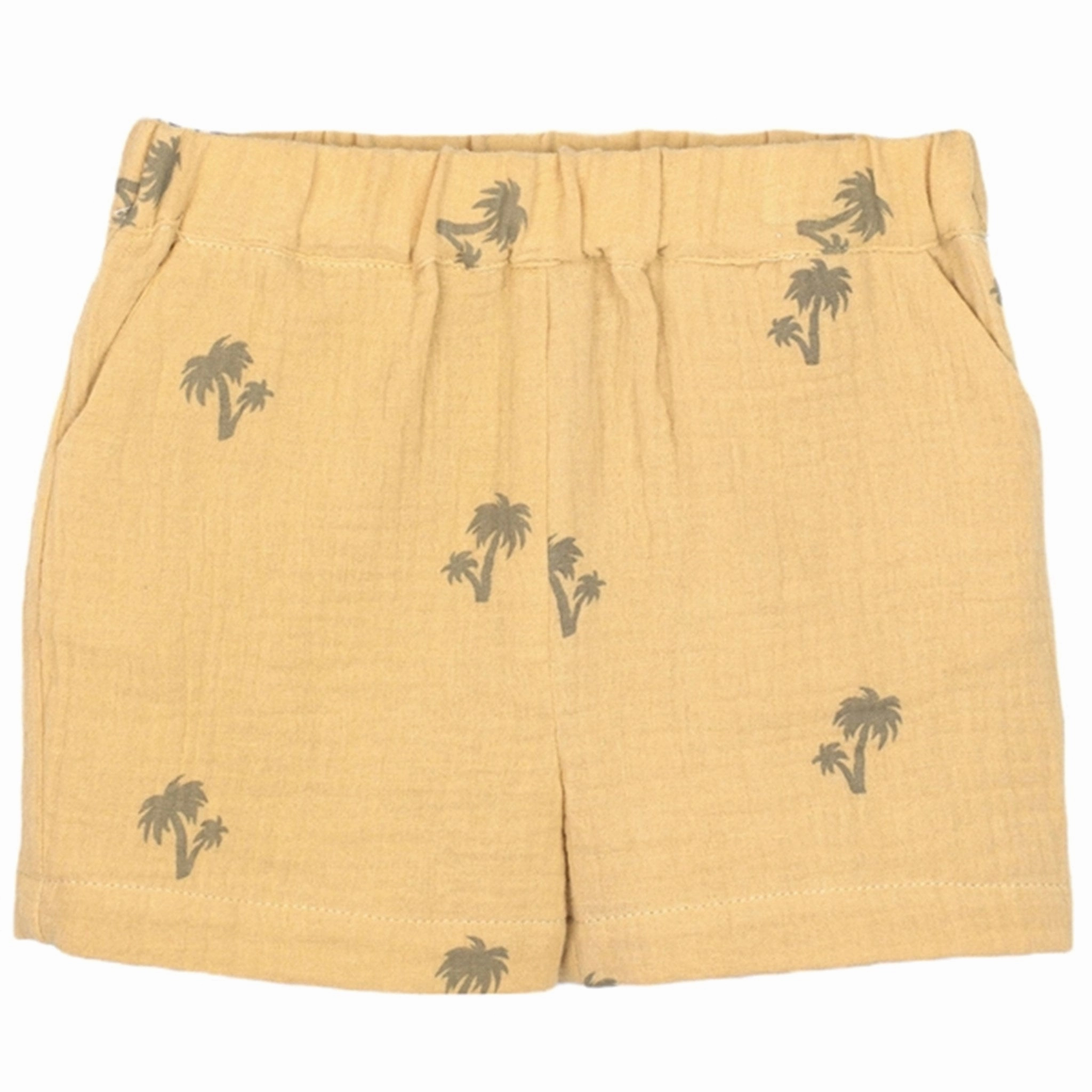 Fliink Almond Buff Aop Elmo Shorts Simple Cut