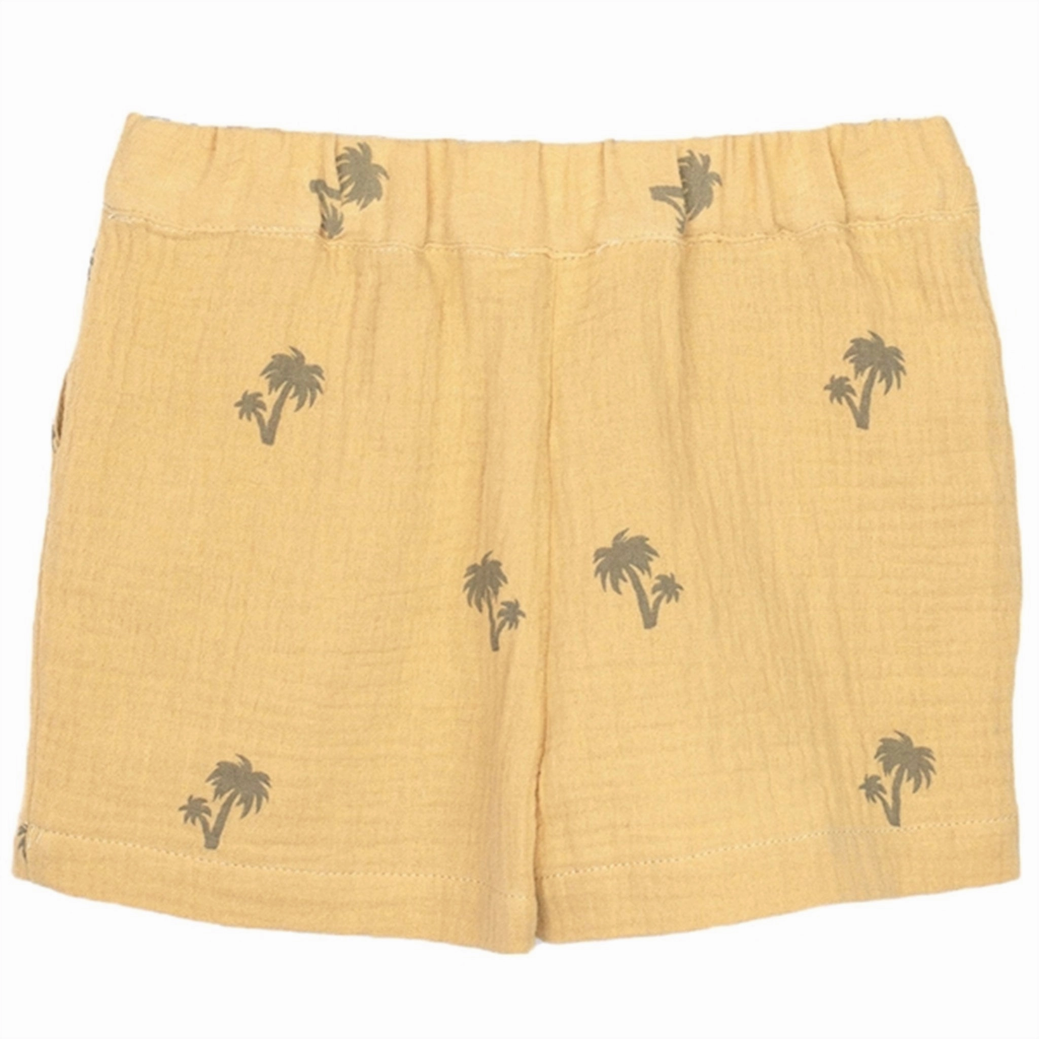 Fliink Almond Buff Aop Elmo Shorts button-down look