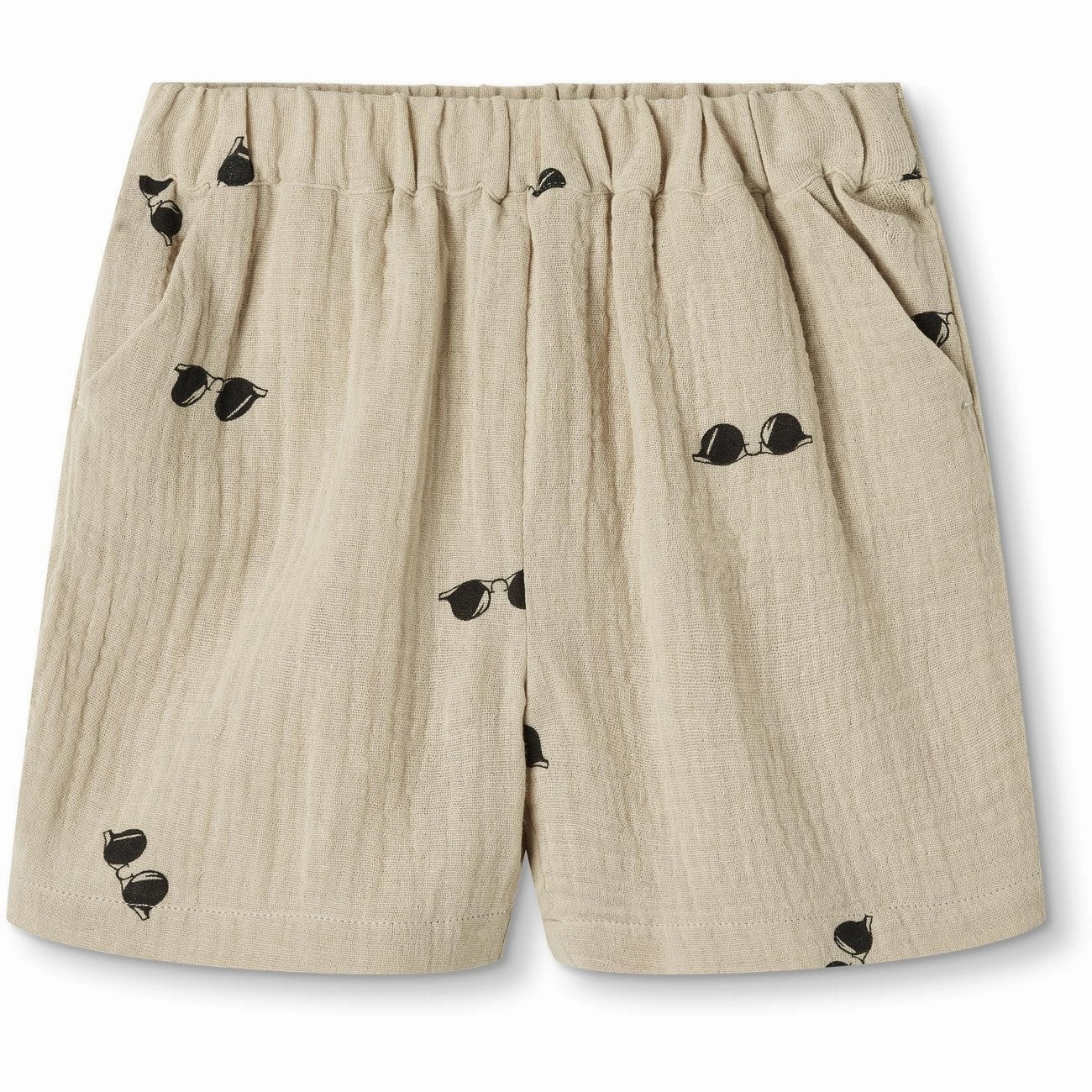 Ultra Lightweight Build Free Size Adjuster Fliink Humus Aop Hello Shorts