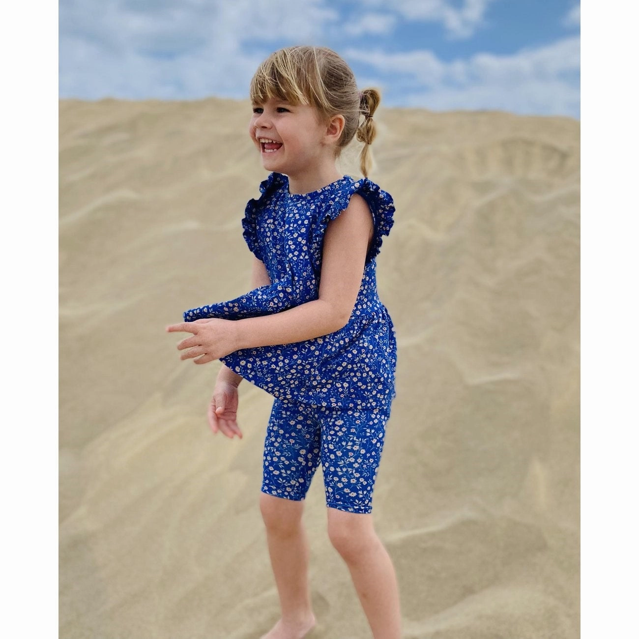 Skinny Fit Fliink Mazerine Aop Kelly Bikeshorts