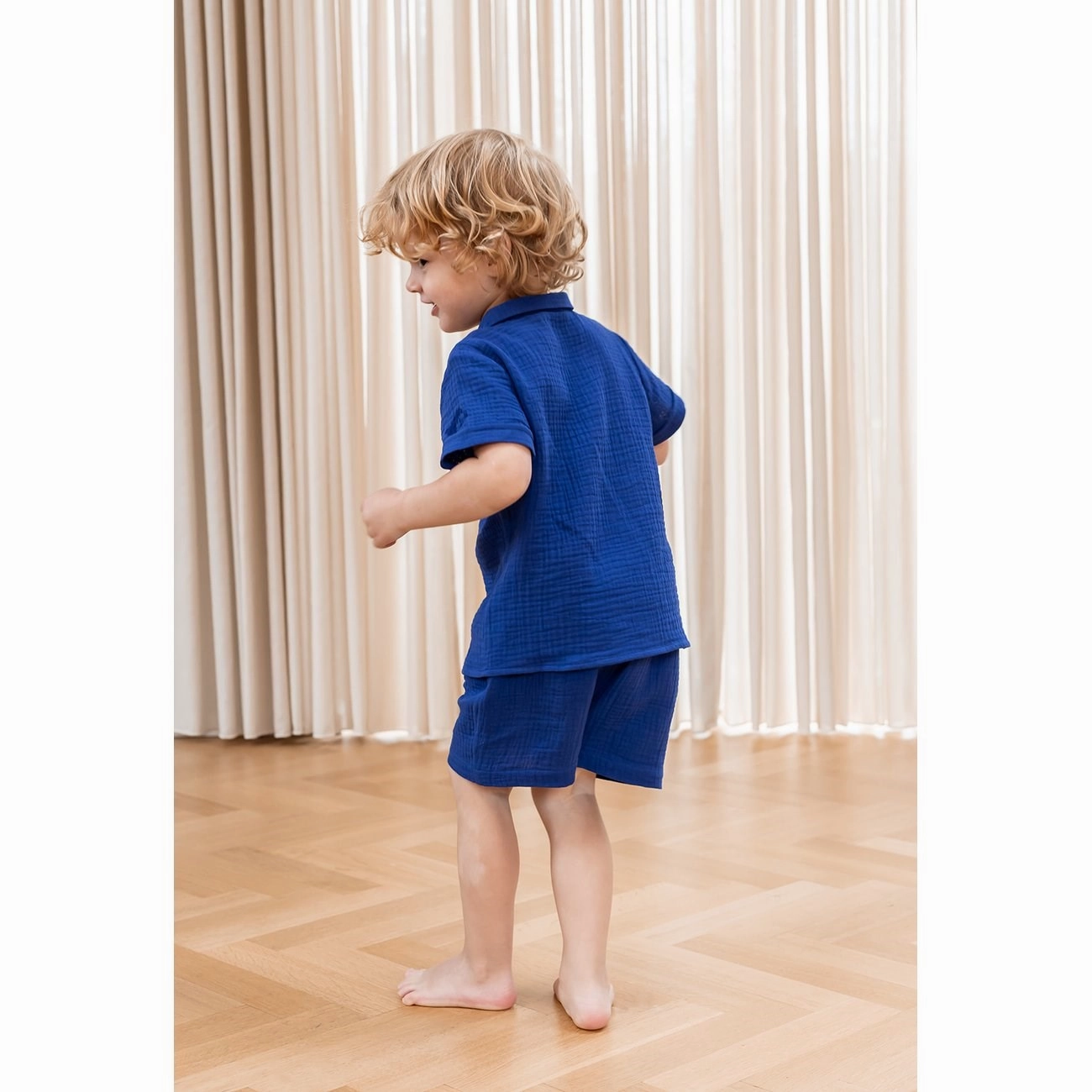 Street Chic Fliink Mazerine Blue Hello Shorts