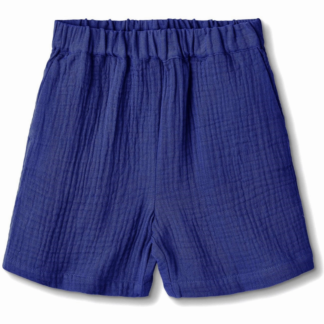 Non Irritating Tags Relaxed Movement Fliink Mazerine Blue Hello Shorts