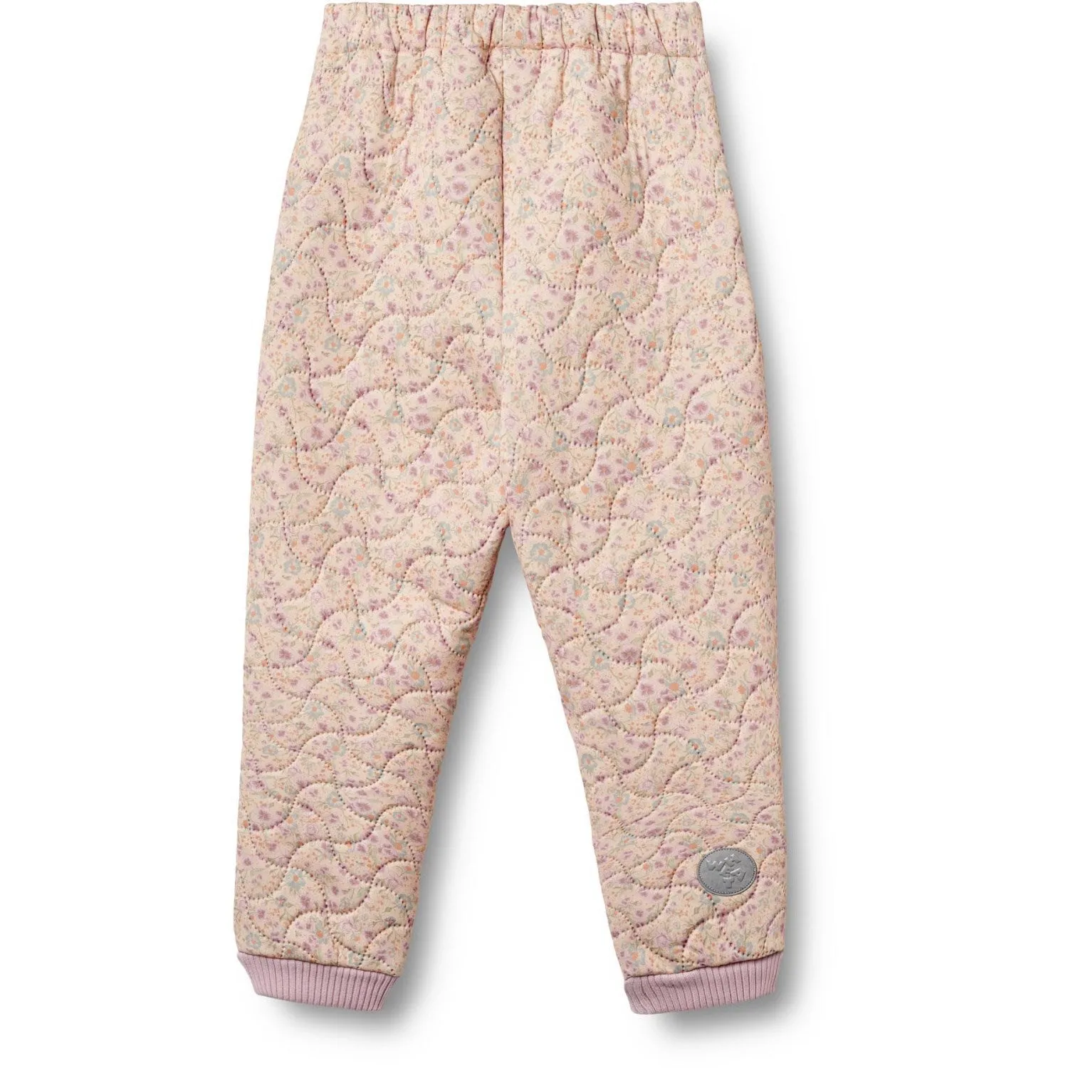 Wheat Pansies Thermo Pants Alex Bold-Color Tonal-Stitching