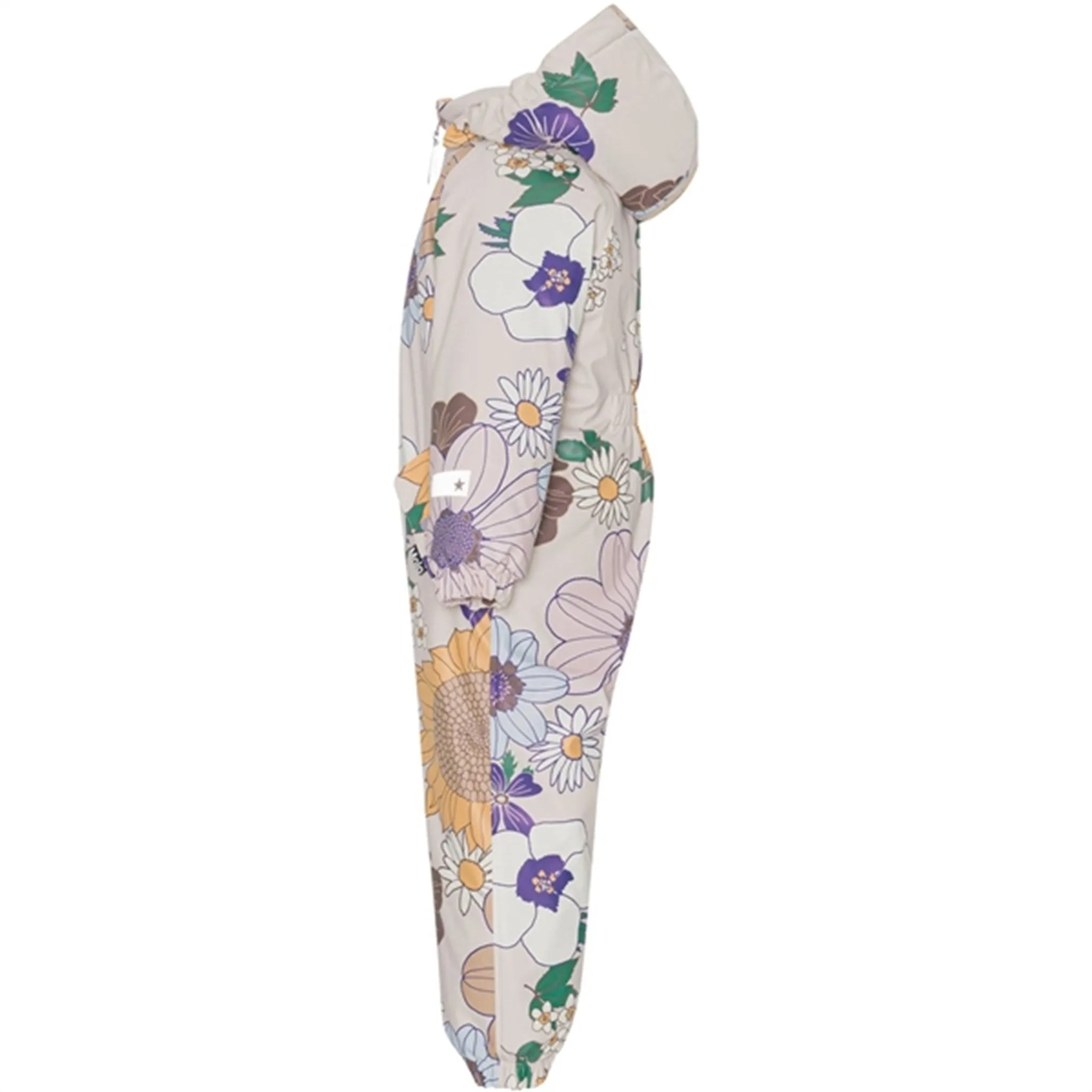 Fold-Over-Detail Molo Retro Drawing Paco Junior Snowsuit